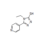 4-Ethyl-5-(4-pyridyl)-4H-1,2,4-triazole-3-thiol