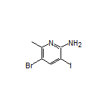 5-Bromo-3-iodo-6-methylpyridin-2-amine