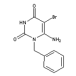 6-Amino-1-benzyl-5-bromo-1H-pyrimidine-2,4-dione