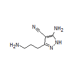5-Amino-3-(3-aminopropyl)pyrazole-4-carbonitrile