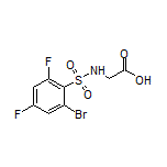 2-(2-Bromo-4,6-difluorophenylsulfonamido)acetic Acid