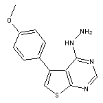 4-hydrazino-5-(4-methoxyphenyl)thieno[2,3-d]pyrimidine