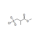 methyl 3-(chlorosulfonyl)-2-methylpropanoate