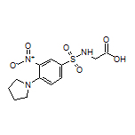 2-[3-Nitro-4-(1-pyrrolidinyl)phenylsulfonamido]acetic Acid