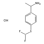 1-{4-[(difluoromethyl)sulfanyl]phenyl}ethan-1-amine hydrochloride