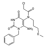 N-(6-Amino-1-benzyl-2,4-dioxo-1,2,3,4-tetrahydro-pyrimidin-5-yl)-2-chloro-N-(3-methoxy-propyl)-acetamide