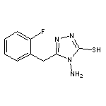4-Amino-5-(2-fluoro-benzyl)-4H-[1,2,4]triazole-3-thiol