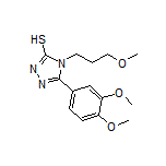 5-(3,4-Dimethoxyphenyl)-4-(3-methoxypropyl)-4H-1,2,4-triazole-3-thiol