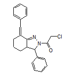 1-(7-Benzylidene-3-phenyl-3,3a,4,5,6,7-hexahydro-2H-indazol-2-yl)-2-chloroethanone