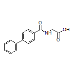 2-(4-Biphenylylcarboxamido)acetic Acid