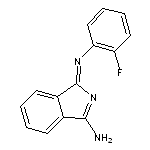 (1Z)-1-[(2-fluorophenyl)imino]-1H-isoindol-3-amine