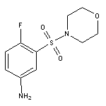 4-Fluoro-3-(morpholine-4-sulfonyl)-phenylamine