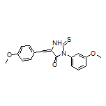 5-(4-Methoxybenzylidene)-3-(3-methoxyphenyl)-2-thioxoimidazolidin-4-one