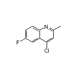 4-Chloro-6-fluoro-2-methylquinoline