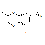 3-Bromo-5-ethoxy-4-methoxybenzonitrile