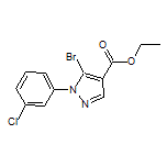 Ethyl 5-Bromo-1-(3-chlorophenyl)-1H-pyrazole-4-carboxylate