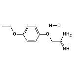 2-(4-ethoxyphenoxy)ethanimidamide hydrochloride