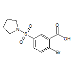 2-Bromo-5-(pyrrolidin-1-ylsulfonyl)benzoic Acid