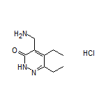 4-(Aminomethyl)-5,6-diethylpyridazin-3(2H)-one Hydrochloride