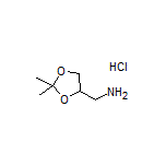 (2,2-Dimethyl-1,3-dioxolan-4-yl)methanamine Hydrochloride