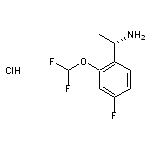 (1S)-1-[2-(difluoromethoxy)-4-fluorophenyl]ethan-1-amine hydrochloride