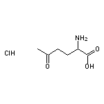 2-amino-5-oxohexanoic acid hydrochloride
