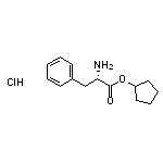 cyclopentyl (2S)-2-amino-3-phenylpropanoate hydrochloride
