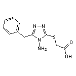 2-[(4-amino-5-benzyl-4H-1,2,4-triazol-3-yl)sulfanyl]acetic acid