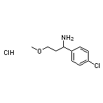 1-(4-chlorophenyl)-3-methoxypropan-1-amine hydrochloride
