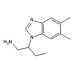 2-(5,6-dimethyl-1H-1,3-benzodiazol-1-yl)butan-1-amine