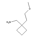 [1-(2-Methoxyethyl)cyclobutyl]methanamine