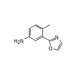 4-Methyl-3-(oxazol-2-yl)aniline