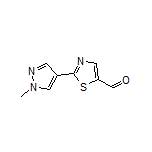 2-(1-Methyl-4-pyrazolyl)thiazole-5-carbaldehyde