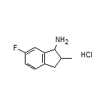 6-Fluoro-2-methyl-2,3-dihydro-1H-inden-1-amine Hydrochloride