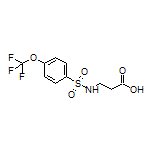3-[4-(Trifluoromethoxy)phenylsulfonamido]propanoic Acid