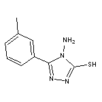 4-amino-5-(3-methylphenyl)-4H-1,2,4-triazole-3-thiol