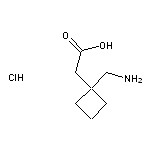 2-[1-(aminomethyl)cyclobutyl]acetic acid hydrochloride