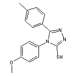 4-(4-methoxyphenyl)-5-(4-methylphenyl)-4H-1,2,4-triazole-3-thiol