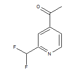 1-[2-(Difluoromethyl)pyridin-4-yl]ethanone