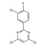 4,6-Dichloro-2-(3-chloro-4-fluorophenyl)pyrimidine