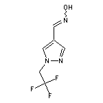 N-{[1-(2,2,2-trifluoroethyl)-1H-pyrazol-4-yl]methylidene}hydroxylamine