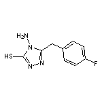 4-amino-5-(4-fluorobenzyl)-4H-1,2,4-triazole-3-thiol