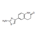 6-(2-Aminothiazol-4-yl)-3,4-dihydroquinolin-2(1H)-one