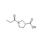1-Propionylpyrrolidine-3-carboxylic Acid
