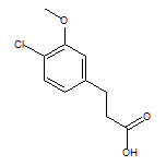 3-(4-Chloro-3-methoxyphenyl)propanoic Acid