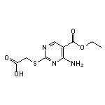 {[4-amino-5-(ethoxycarbonyl)pyrimidin-2-yl]thio}acetic acid
