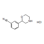 3-(Morpholin-2-yl)benzonitrile Hydrochloride