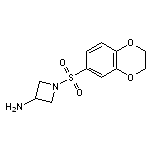 1-(2,3-dihydro-1,4-benzodioxine-6-sulfonyl)azetidin-3-amine