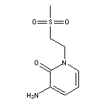 3-amino-1-(2-methanesulfonylethyl)-1,2-dihydropyridin-2-one
