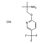 2-(2-amino-2-methylpropoxy)-5-(trifluoromethyl)pyridine hydrochloride